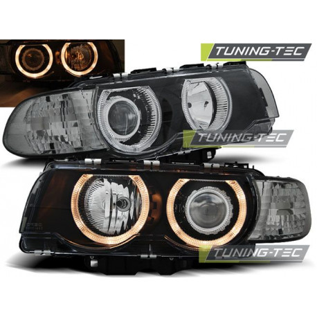 Osvetlenie PREDNÉ SVETLÁ ANGEL EYES ČIERNA pre BMW E38 09.98-07.01 | race-shop.sk