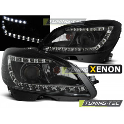 XENON PREDNÉ SVETLÁ DAYLIGHT ČIERNA pre MERCEDES W204 07-10
