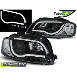 PREDNÉ SVETLÁ TUBE LIGHT ČIERNA pre AUDI A3 8P 05.03-03.08
