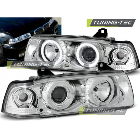 Osvetlenie PREDNÉ SVETLÁ ANGEL EYES CHROM pre BMW E36 12.90-08.99 S/C/T | race-shop.sk