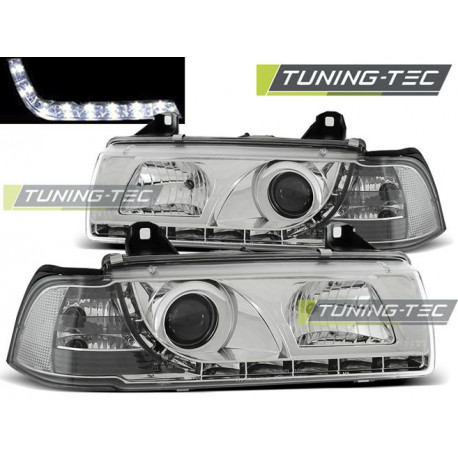 Osvetlenie PREDNÉ SVETLÁ DAYLIGHT CHROM pre BMW E36 12.90-08.99 | race-shop.sk