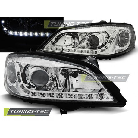 Osvetlenie PREDNÉ SVETLÁ OPEL ASTRA G 09.97-02.04 DAYLIGHT CHROM | race-shop.sk
