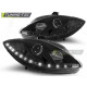 Osvetlenie PREDNÉ SVETLÁ DAYLIGHT ČIERNA pre SEAT LEON ALTEA TOLEDO 06.05-09 | race-shop.sk