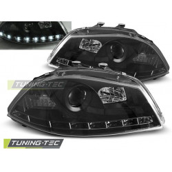 PREDNÉ SVETLÁ DAYLIGHT ČIERNA pre SEAT IBIZA 6L 04.02-08