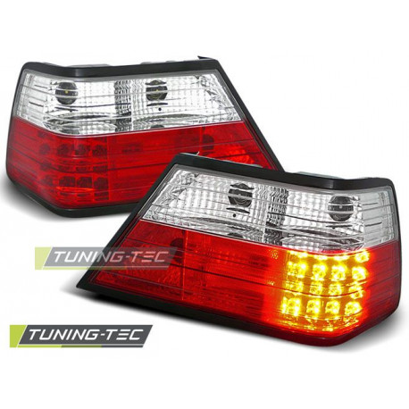 Osvetlenie LED ZADNÉ SVETLÁ ČERVENÁ BIELA pre MERCEDES W124 E-KLASA 01.85-06.95 | race-shop.sk