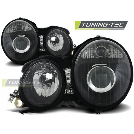 Osvetlenie PREDNÉ SVETLÁ ČIERNA pre MERCEDES W210 E-KLASA 95-05.99 | race-shop.sk