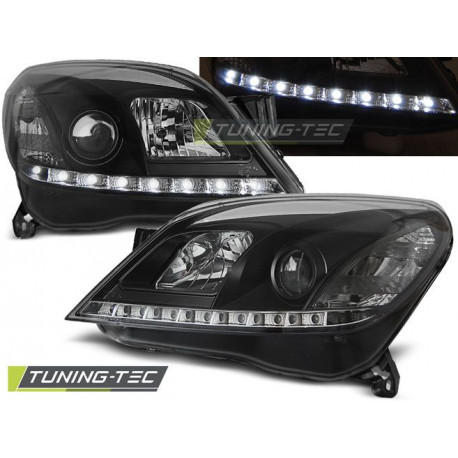 Osvetlenie PREDNÉ SVETLÁ OPEL ASTRA H 03.04-09 DAYLIGHT ČIERNA | race-shop.sk