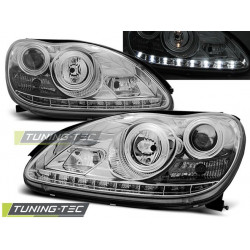 PREDNÉ SVETLÁ DAYLIGHT CHROM pre MERCEDES W220 S-KLASA 09.98-05.05