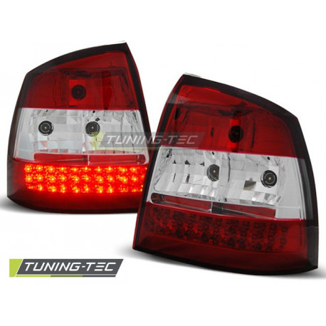 Osvetlenie LED ZADNÉ SVETLÁ OPEL ASTRA G 09.97-02.04 ČERVEN/ BIELA LED | race-shop.sk