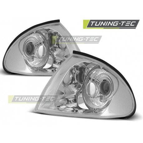 Osvetlenie PREDNÉ SMEROVÉ SVETLÁ CHROM pre BMW E46 05.98-08.01 | race-shop.sk