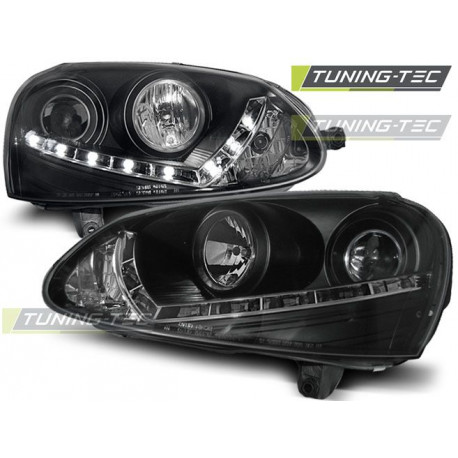 Osvetlenie PREDNÉ SVETLÁ DAYLIGHT ČIERNA pre VW GOLF 5 03-08 | race-shop.sk