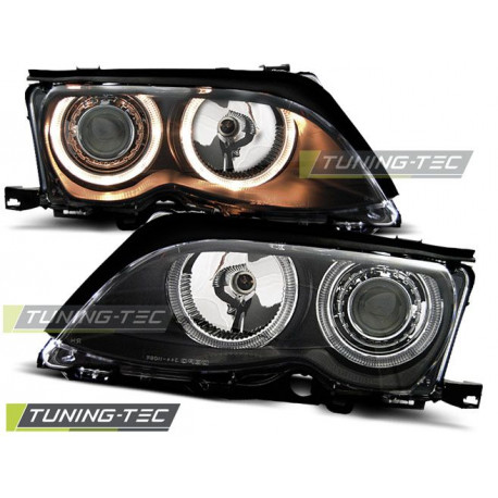 Osvetlenie PREDNÉ SVETLÁ ANGEL EYES ČIERNA pre BMW E46 09.01-03.05 S/T | race-shop.sk