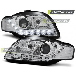 PREDNÉ SVETLÁ DAYLIGHT CHROM pre AUDI A4 B7 11.04-03.08