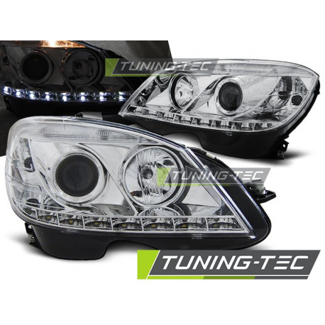 Osvetlenie PREDNÉ SVETLÁ DAYLIGHT CHROM pre MERCEDES W204 07-10 | race-shop.sk