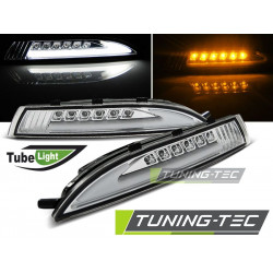 PREDNÉ SMEROVÉ SVETLÁ CHROM LED pre VW SCIROCCO 08-04.14