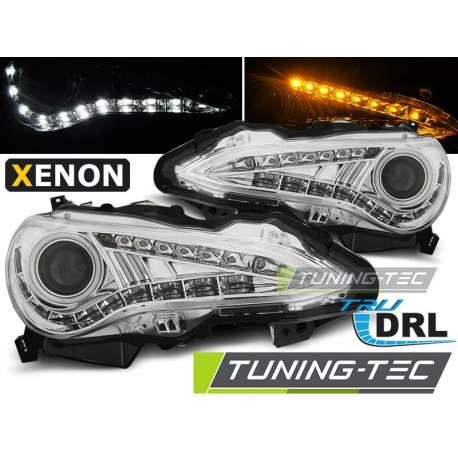Osvetlenie PREDNÉ SVETLÁ TOYOTA GT86 12-16 CHROM TRU DRL | race-shop.sk