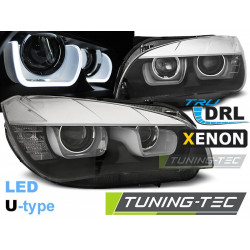 XENON PREDNÉ SVETLÁ U-LED LIGHT ČIERNA pre BMW X1 E84 08.12-01.