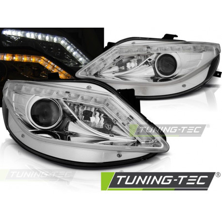 Osvetlenie PREDNÉ SVETLÁ DAYLIGHT CHROM s LED SMEROVÝM SVETLOM pre SEAT IBIZA 6J 06.08-12 | race-shop.sk