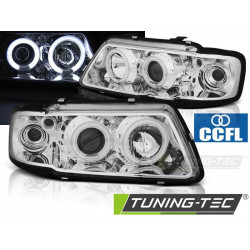 PREDNÉ SVETLÁ ANGEL EYES CCFL CHROM pre AUDI A3 8L 08.96-08.00