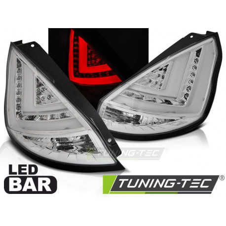 Osvetlenie LED ZADNÉ SVETLÁ FORD FIESTA MK7 12-16 HB CHROM | race-shop.sk