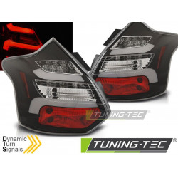 FORD FOCUS 3 11-10.14 HATCHBACK ČIERNA LED BAR SEQ IND.