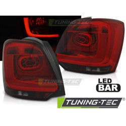 LED BAR ZADNÉ SVETLÁ ČERVENÁ DYMOVÉ pre VW POLO 09-14