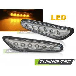 SMEROVÉ SVETLÁ CHROM LED pre BMW E46