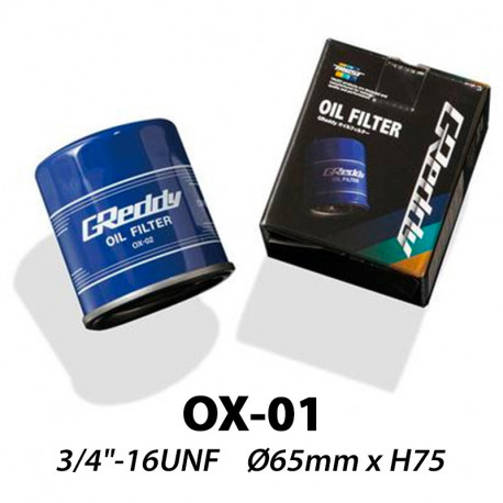Olejové filtre GREDDY olejový filter OX-01, 3/4-16UNF, D-65 H-75 | race-shop.sk