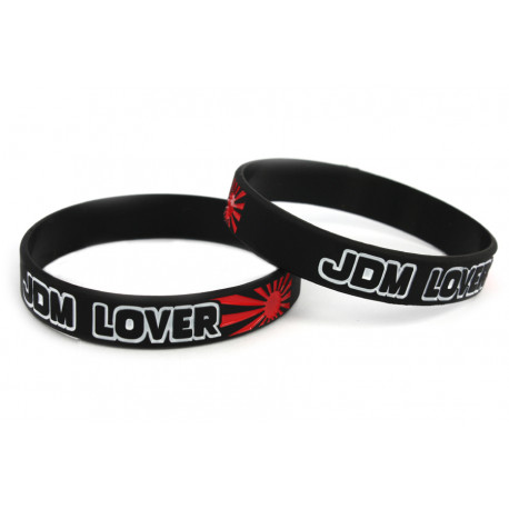 Gumené náramky JDM Lover silicone wristband (Black) | race-shop.sk