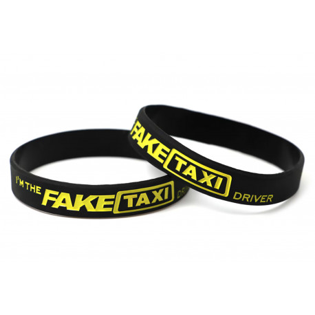 Gumené náramky Fake Taxi silikónový náramok (Čierny) | race-shop.sk