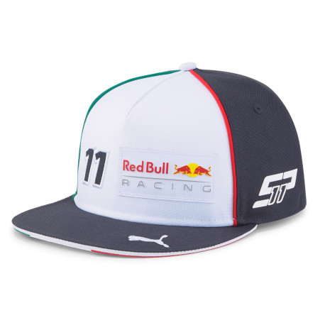 Čiapky a šiltovky Šiltovka Sergio Perez Red Bull Racing, plocha, biela | race-shop.sk