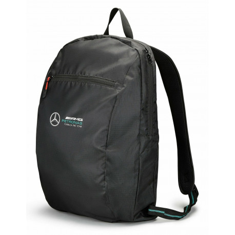 Tašky, peňaženky Mercedes Benz AMG Petronas F1 skladací batoh, čierna | race-shop.sk