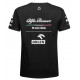 Tričká Pánske tričko ALFA ROMEO essential (čierne) | race-shop.sk