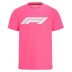 Tričko s logom Formula 1 (ružové)