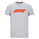 Tričká Tričko s logom Formula 1 (sivé) | race-shop.sk