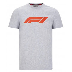 Tričko s logom Formula 1 (sivé)