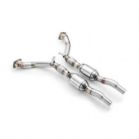 A6 Downpipe AUDI A6, S6, Allroad C5 2.7 T + SILENCER | race-shop.sk