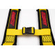 Bezpečnostné pásy a príslušenstvo 4-bodové bezpečnostné pásy RACES Tuning, 2" (50 mm), žltá | race-shop.sk