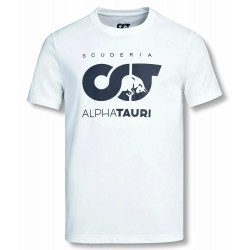 AlphaTauri mens tričko, biela