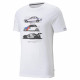 Tričká BMW Motorsport Graphic M tričko, biela | race-shop.sk