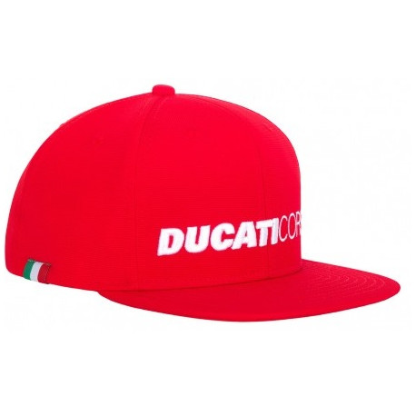 Čiapky a šiltovky Ducati Racing flat šiltovka, červená | race-shop.sk