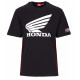 Tričká HRC Honda Wing tričko, čierna | race-shop.sk