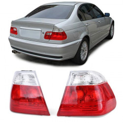 Zadné svetlá vonkajšie červené číre Facelift vhodné pre BMW E46 Sedan 98-01