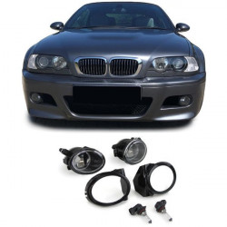 číre Hmlové svetlá H4 s držiakom (pár) vhodné pre BMW E39 M5 E46 M3