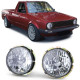 RACES predné svetlá pre VW Caddy I 82-92 + Jetta I 79-84 (H4), číra, chróm