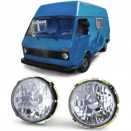 Osvetlenie číre predné svetlo H4 chrom pre VW LT 28 35 40 45 75-85 | race-shop.sk