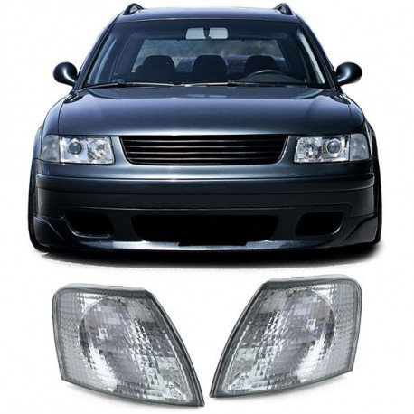 Osvetlenie Smerovky čierne tmavé (pár) pre VW Passat 3B Sedan Variant 96-00 | race-shop.sk