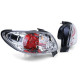 Osvetlenie Číre zadné svetlá chrom pre Peugeot 206 CC Coupe/ cabrio 00-08 | race-shop.sk