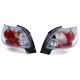 Osvetlenie Číre zadné svetlá chrom pre Peugeot 206 CC Coupe/ cabrio 00-08 | race-shop.sk