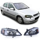 Osvetlenie Xenon predné svetlá D2S H7 čierna (set) pre Opel Astra G 97-04 | race-shop.sk